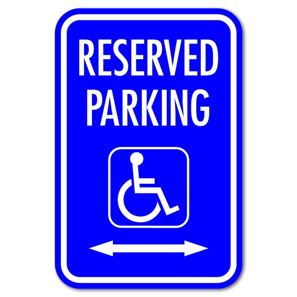 Handicap Parking-Signs -Aluminum Signs - Los Angeles