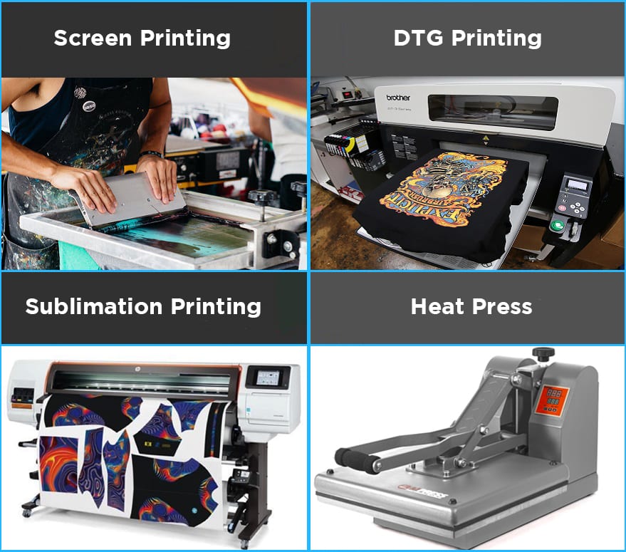 Printers for T Shirts  What's the Best Type to Choose? - DTG Printer  Machine